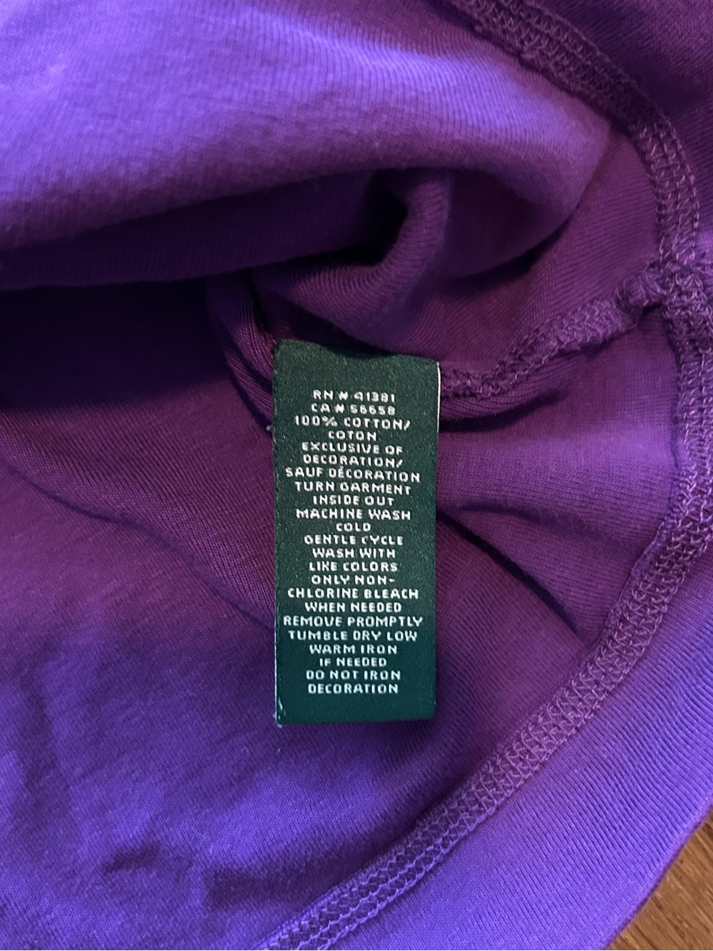 Ralph Lauren Purple Long Sleeve Shoulder Zip Elbow Patch Shirt Size Small - Picture 5 of 8